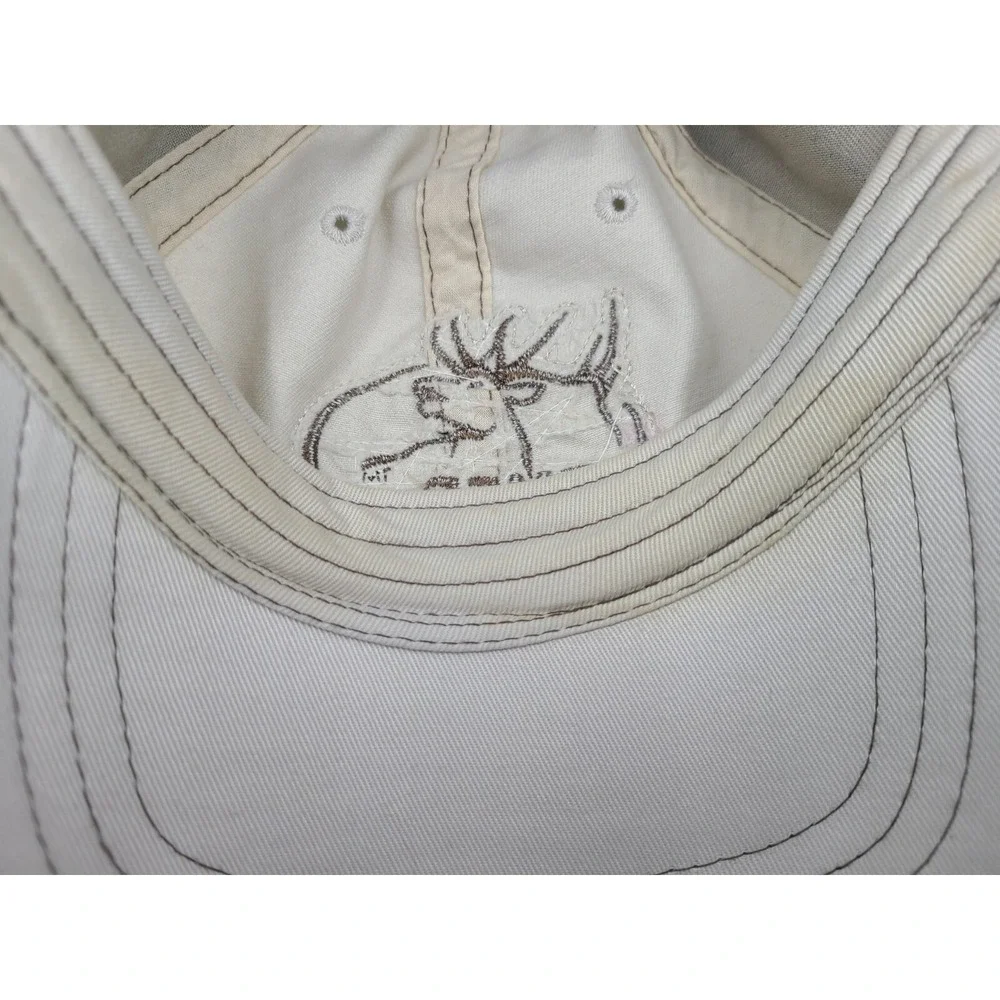 RMEF Rocky Mountain‎ Elk Foundation Camo Distressed Strapback Adjustable Hat Cap